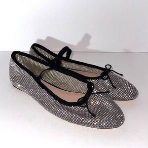 Loeffler Randall Leonie Crystal Ballet Flats